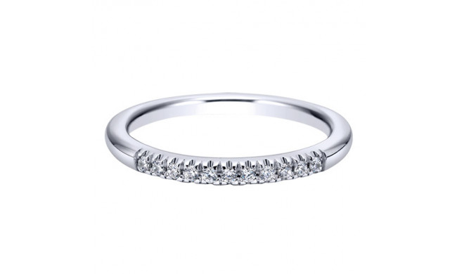 14k White Gold Emanuel Diamonds .11ct Diamond Anniversary Ring