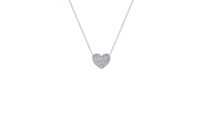 14k White Gold Emanuel Diamonds .50ct Diamond Necklace