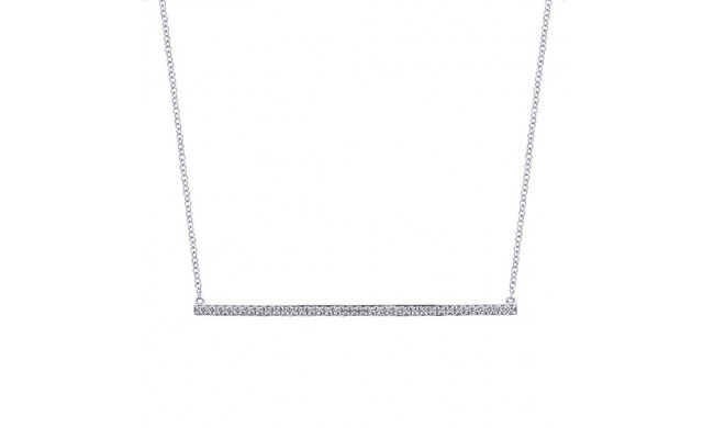 14k White Gold Emanuel Diamonds .26ct Diamond Necklace