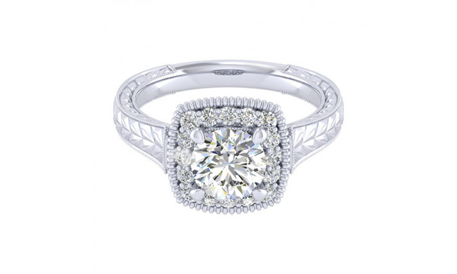 14k White Gold Emanuel Diamonds .26ct Diamond Engagement Ring