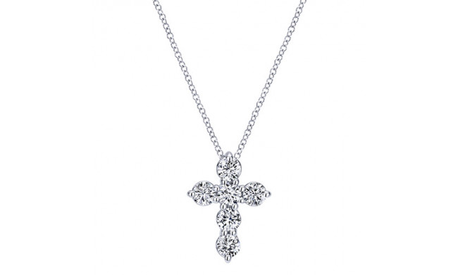 14k White Gold Emanuel Diamonds 1.15ct Diamond Necklace