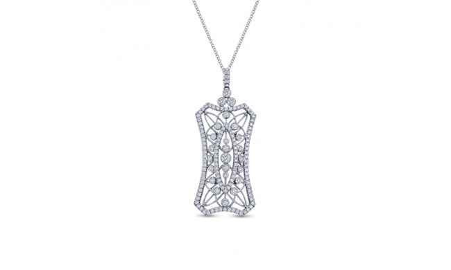 Emanuel Diamonds 14k White Gold Pendant