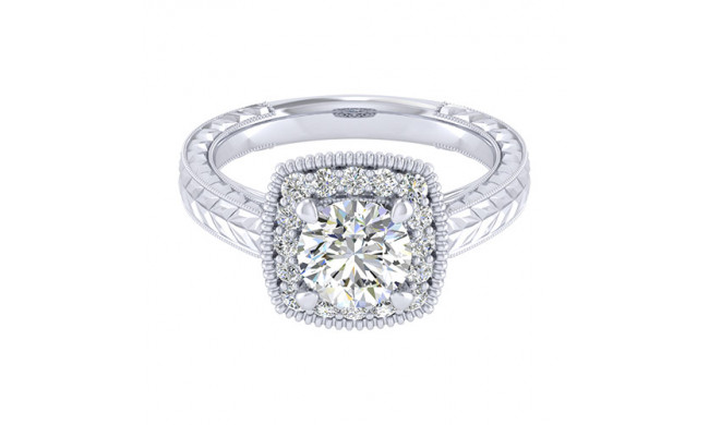 14k White Gold Emanuel Diamonds .26ct Diamond Engagement Ring
