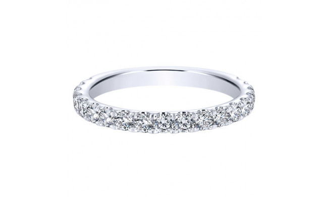 14k White Gold Emanuel Diamonds .76ct Diamond Anniversary Ring