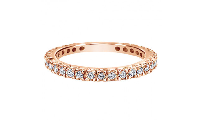 14k Rose Gold Emanuel Diamonds .41ct Diamond Anniversary Ring
