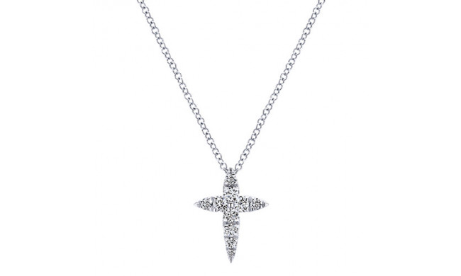 14k White Gold Emanuel Diamonds .25ct Diamond Necklace