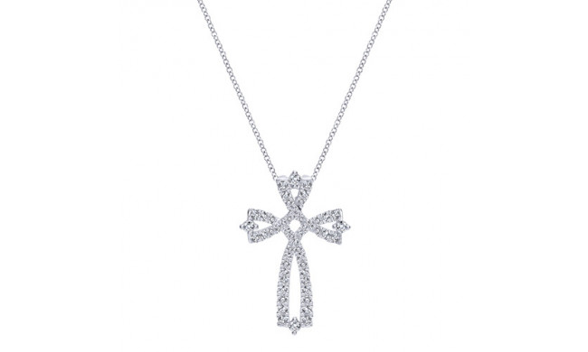 14k White Gold Emanuel Diamonds 1.00ct Diamond Necklace