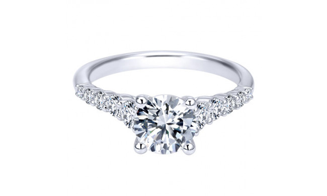 14k White Gold Emanuel Diamonds .28ct Diamond Engagement Ring