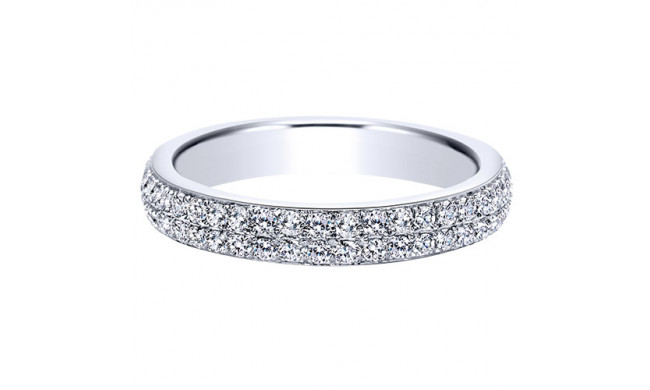 14k White Gold Emanuel Diamonds .50ct Diamond Anniversary Ring
