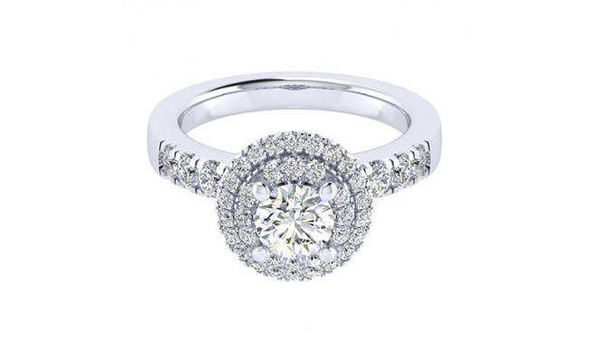14k White Gold Emanuel Diamonds .70ct Diamond Engagement Ring
