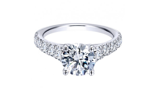 14k White Gold Emanuel Diamonds .82ct Diamond Engagement Ring