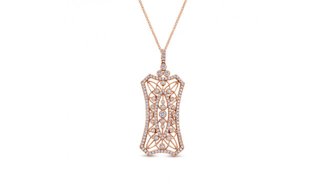 Emanuel Diamonds 14k Rose Gold Necklace