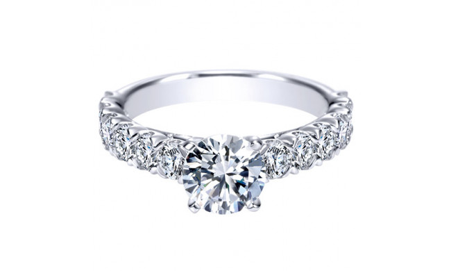 14k White Gold Emanuel Diamonds 1.30ct Diamond Engagement Ring
