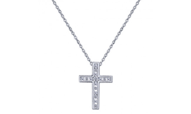 14k White Gold Emanuel Diamonds .25ct Diamond Necklace
