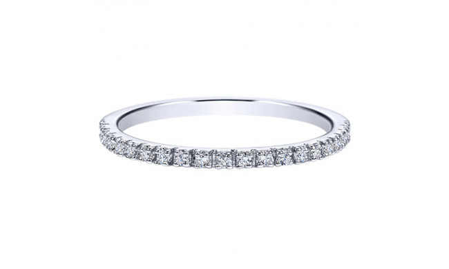 14k White Gold Emanuel Diamonds .11ct Diamond Anniversary Ring
