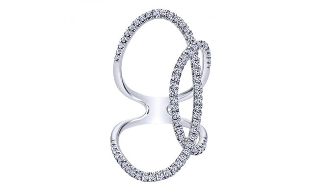 14k White Gold Emanuel Diamonds .96ct Diamond Fashion Ring