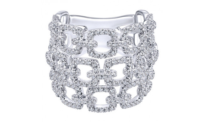 14k White Gold Emanuel Diamonds 1.22ct Diamond Fashion Ring