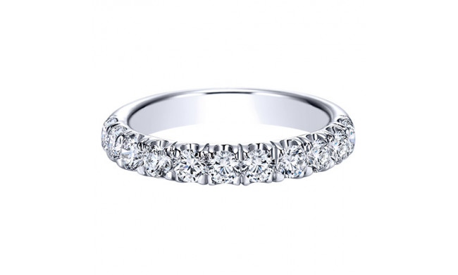 14k White Gold Emanuel Diamonds .95ct Diamond Anniversary Ring