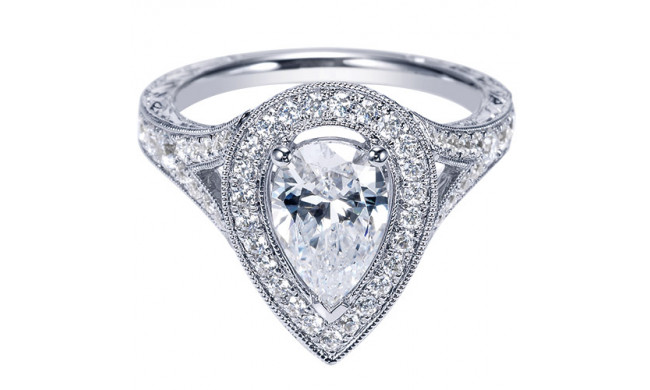14k White Gold Emanuel Diamonds .57ct Diamond Engagement Ring