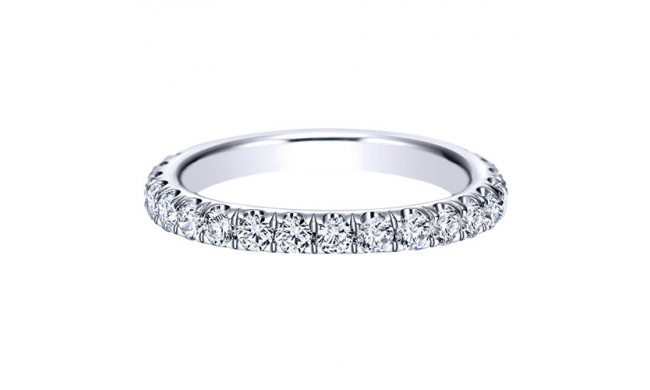 14k White Gold Emanuel Diamonds .76ct Diamond Anniversary Ring