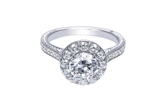 14k White Gold Emanuel Diamonds .76ct Diamond Engagement Ring