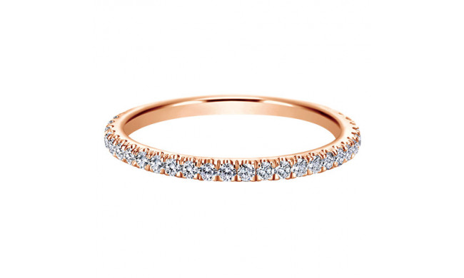 14k Rose Gold Emanuel Diamonds .25ct Diamond Anniversary Ring