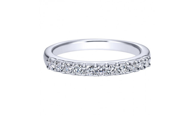 14k White Gold Emanuel Diamonds .33ct Diamond Anniversary Ring
