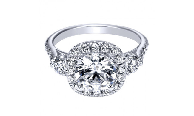 14k White Gold Emanuel Diamonds .85ct Diamond Engagement Ring