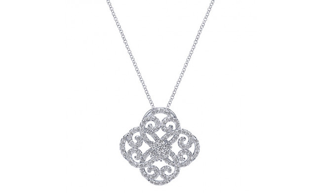 14k White Gold Emanuel Diamonds 1.50ct Diamond Necklace