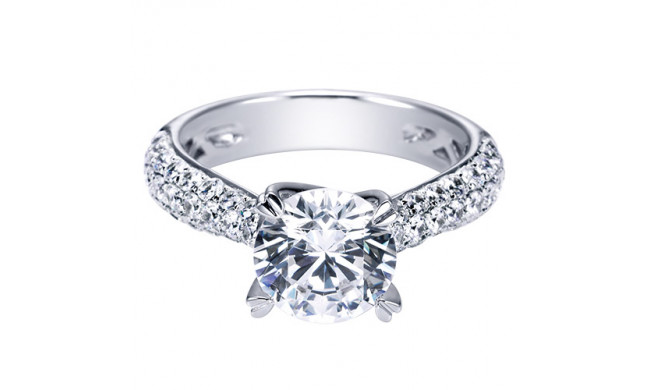 14k White Gold Emanuel Diamonds .88ct Diamond Engagement Ring