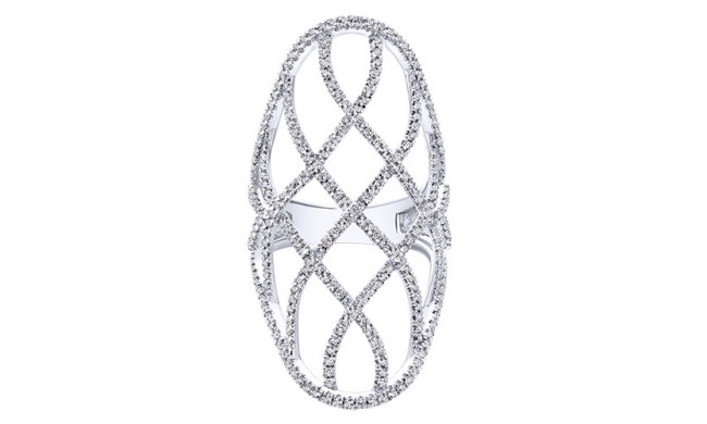 14k White Gold Emanuel Diamonds 1.37ct Diamond Fashion Ring