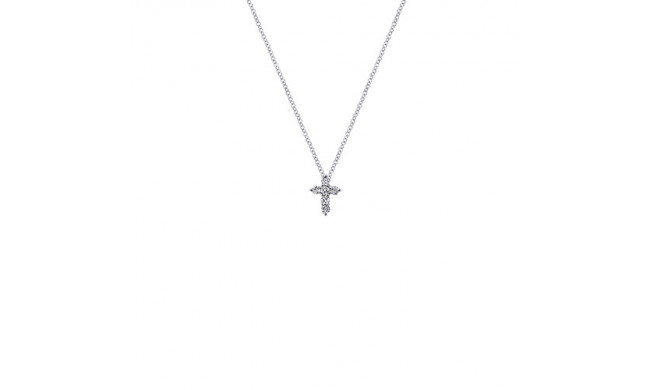 14k White Gold Emanuel Diamonds .26ct Diamond Necklace
