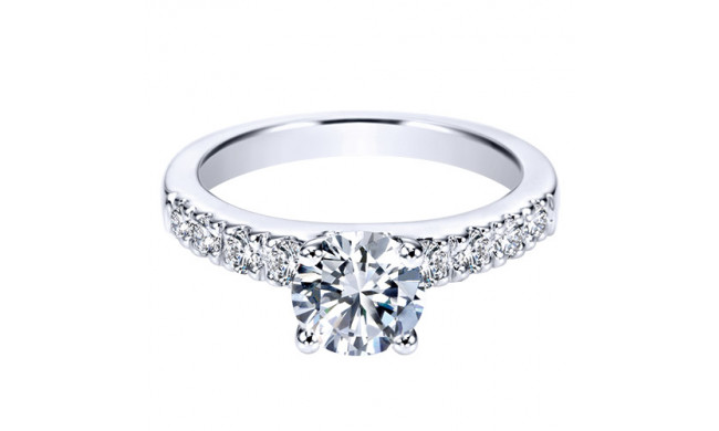 14k White Gold Emanuel Diamonds .40ct Diamond Engagement Ring