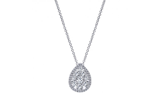 14k Gold Emanuel Diamonds .83ct Diamond Necklace
