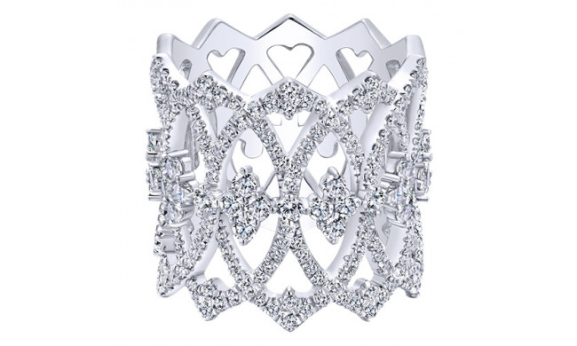 14k White Gold Emanuel Diamonds 1.67ct Diamond Fashion Ring