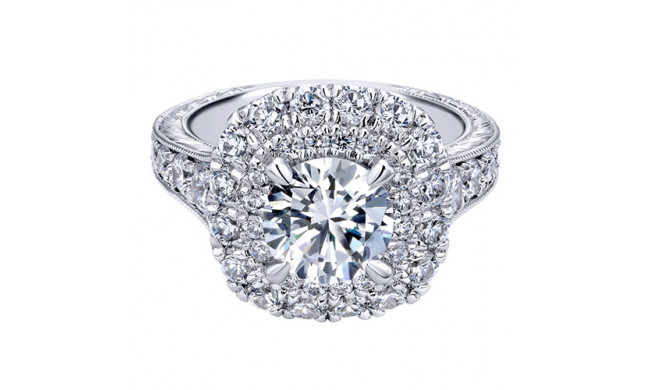 14k White Gold Emanuel Diamonds 1.60ct Diamond Engagement Ring