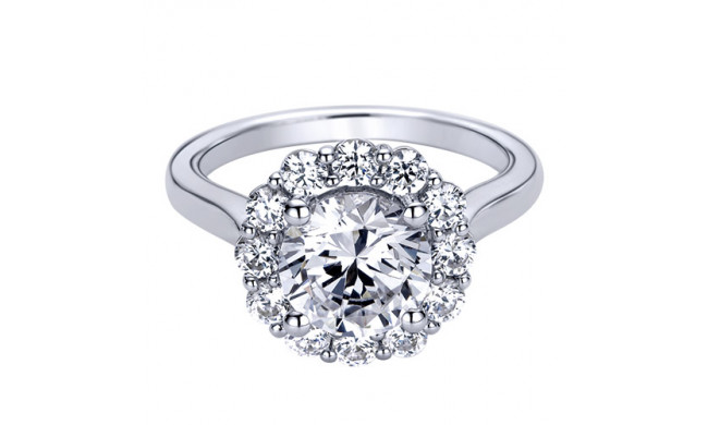 14k White Gold Emanuel Diamonds .82ct Diamond Engagement Ring