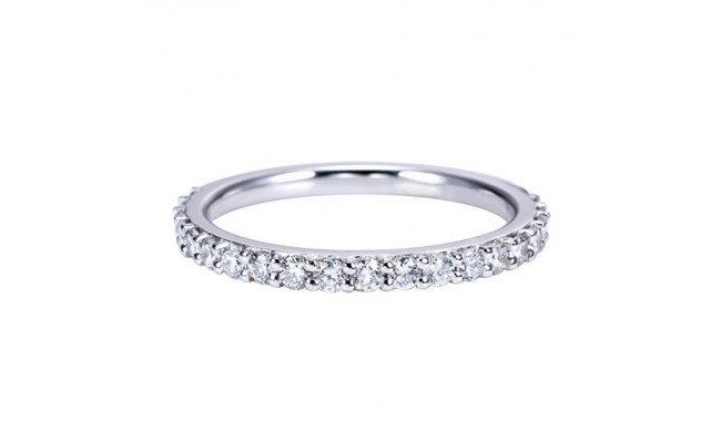14k White Gold Emanuel Diamonds .50ct Diamond Anniversary Ring