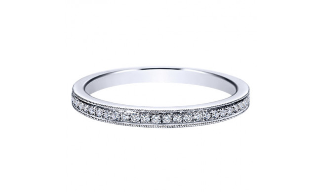 14k White Gold Emanuel Diamonds .20ct Diamond Anniversary Ring