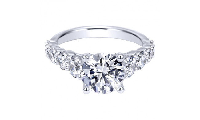 14k White Gold Emanuel Diamonds 1.41ct Diamond Engagement Ring