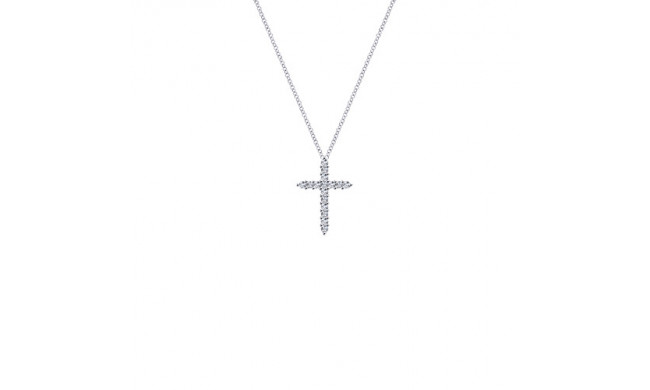 14k White Gold Emanuel Diamonds .28ct Diamond Necklace