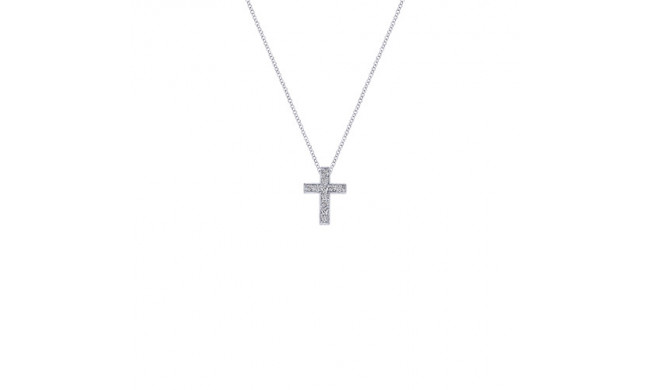 14k White Gold Emanuel Diamonds .23ct Diamond Necklace