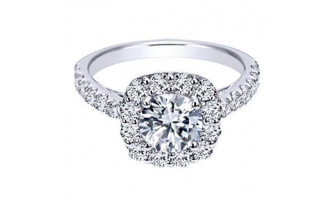 14k White Gold Emanuel Diamonds .94ct Diamond Engagement Ring