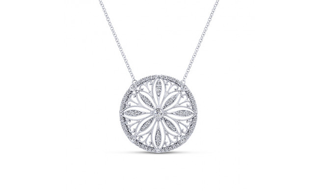 Diamonds 14k White Gold Necklace 