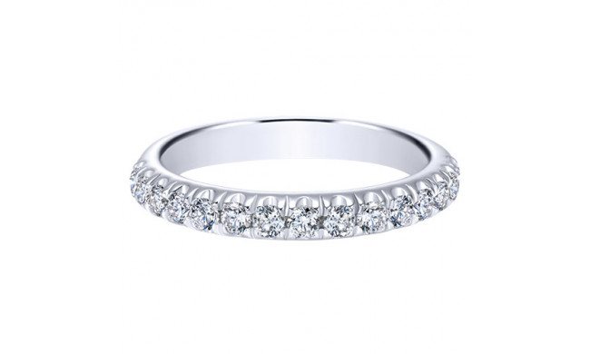 14k White Gold Emanuel Diamonds .50ct Diamond Anniversary Ring