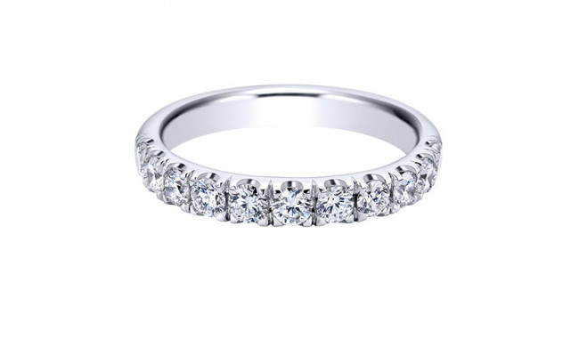 14k White Gold Emanuel Diamonds .75ct Diamond Anniversary Ring