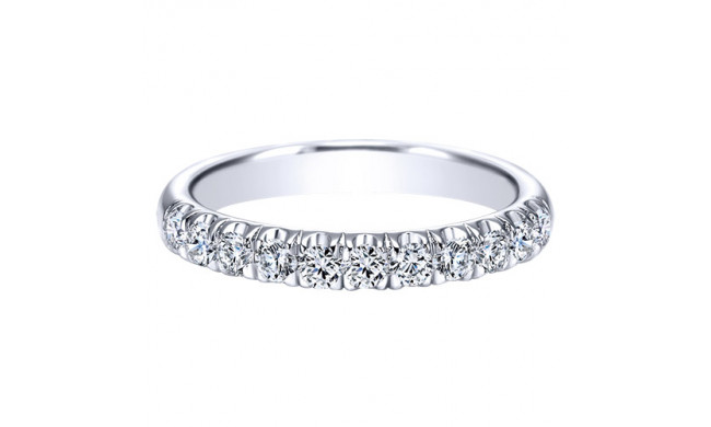 14k White Gold Emanuel Diamonds .50ct Diamond Anniversary Ring
