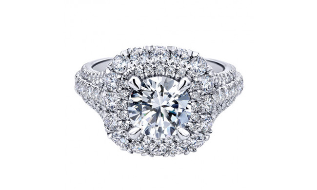 14k White Gold Emanuel Diamonds 1.53ct Diamond Engagement Ring
