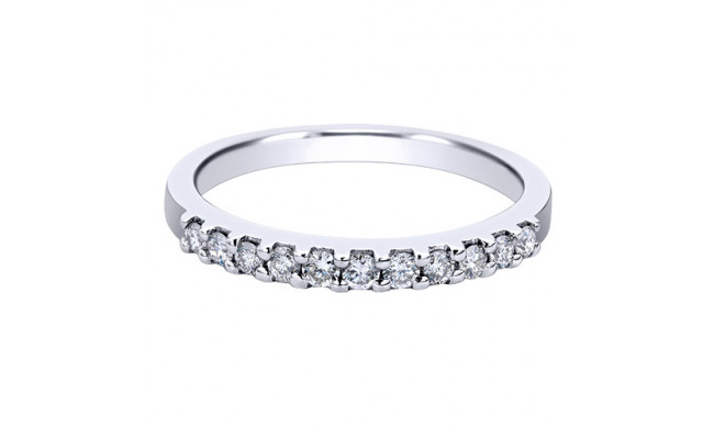 14k White Gold Emanuel Diamonds .25 Diamond Anniversary Ring