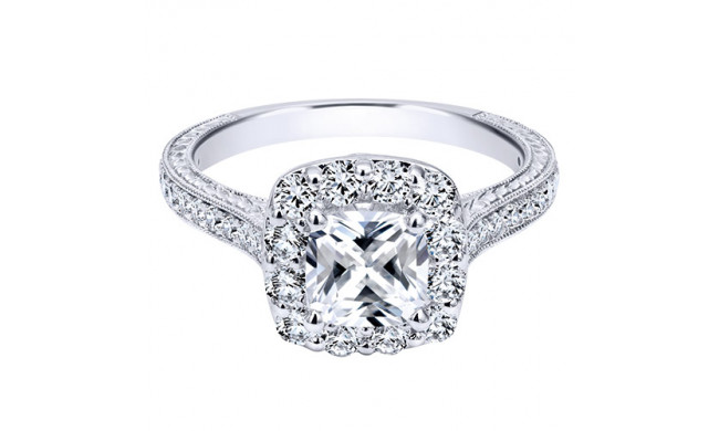 14k White Gold Emanuel Diamonds .74ct Diamond Engagement Ring